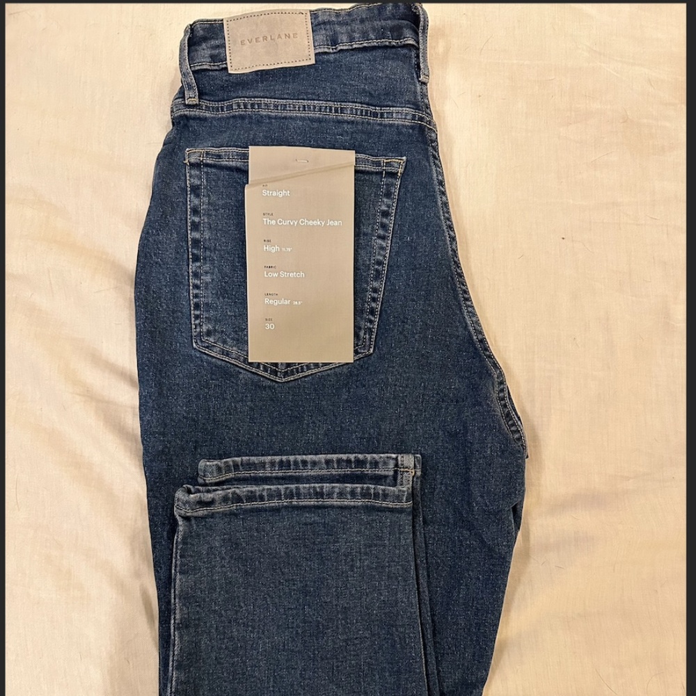 Everlane The Original Curvy Cheeky Jean, Size 30, NWT - Picture 3 of 5